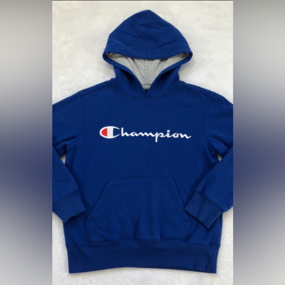 Champion, Logo Hooded Sweatshirt, Size S